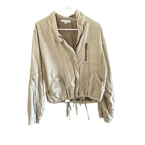 Young fabulous & broke Clara khaki jacket size medium - Picture 1 of 3